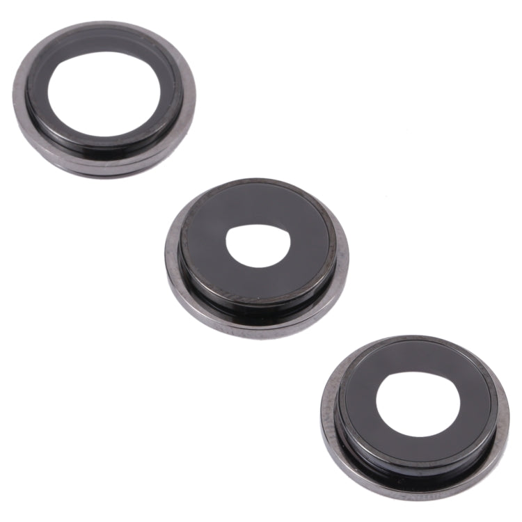 iPhone 13 Pro Max Camera Lens Cover Replacement with Retaining Bracket (Graphite) - Compatible Part