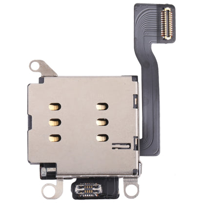 Double SIM Card Reader Socket with Flex Cable for iPhone 13 - Replacement Part, Quality Assured