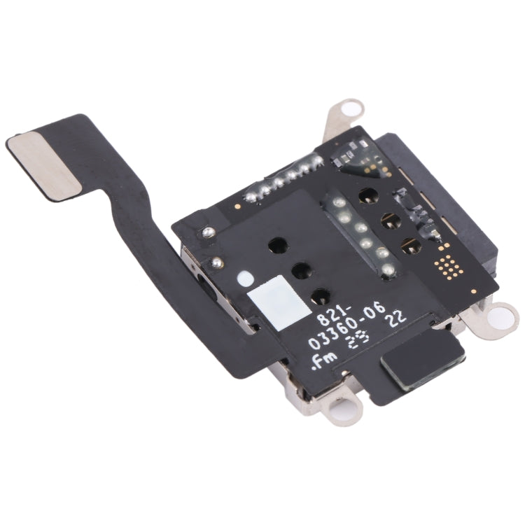 Double SIM Card Reader Socket with Flex Cable for iPhone 13 - Replacement Part, Quality Assured