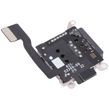 Double SIM Card Reader Socket with Flex Cable for iPhone 13 - Replacement Part, Quality Assured