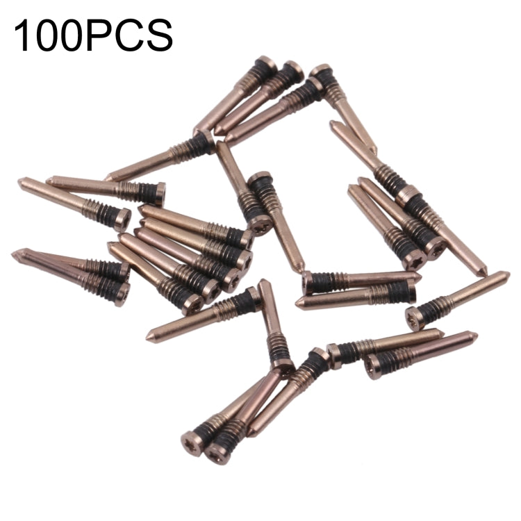 100 PCS Gold Charging Port Screws for iPhone 13 Mini - Repair & Replacement Parts