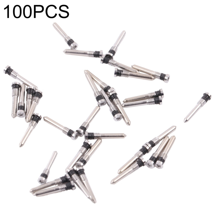 100 PCS Silver Charging Port Screws for iPhone 13 Mini - Essential Repair Parts, Quality Checked