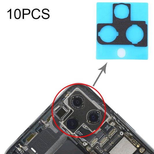 10 PCS Shockproof Back Camera Foam Pads for iPhone 11 Pro / 11 Pro Max - Dustproof Protection