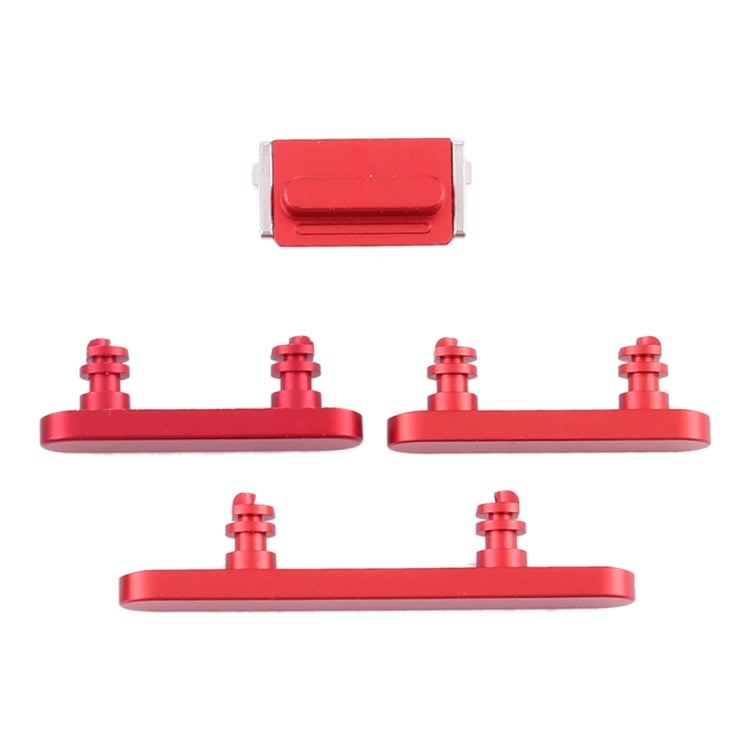 Red Power and Volume Control Button Replacement Set for iPhone 12 Mini - Quality Checked, Easy Fit