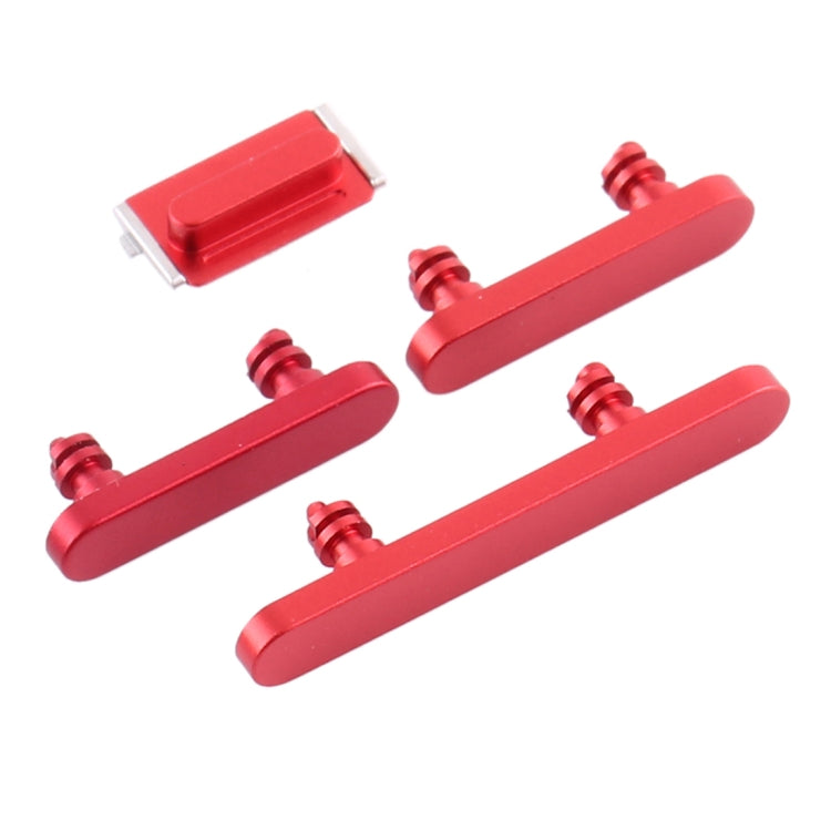 Red Power and Volume Control Button Replacement Set for iPhone 12 Mini - Quality Checked, Easy Fit