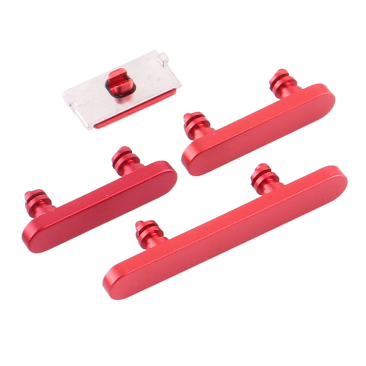 Red Power and Volume Control Button Replacement Set for iPhone 12 Mini - Quality Checked, Easy Fit