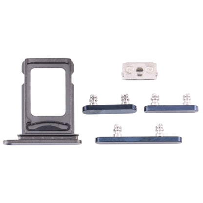 iPhone 12 Pro Max SIM Card Tray & Side Keys Replacement Set (Blue) - Compatible & Tested