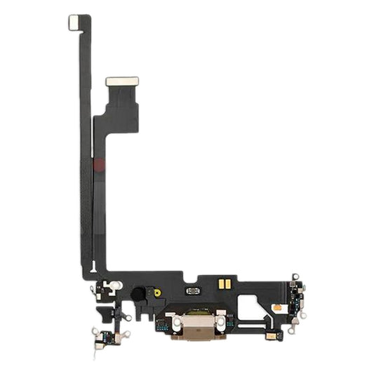 Genuine Charging Port Flex Cable Ribbon for iPhone 12 Pro Max (Gold) - Replacement for Damaged Parts