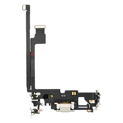 Genuine Charging Port Flex Cable Ribbon for iPhone 12 Pro Max (White) - Replace Damaged Parts