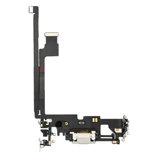 Genuine Charging Port Flex Cable Ribbon for iPhone 12 Pro Max (White) - Replace Damaged Parts