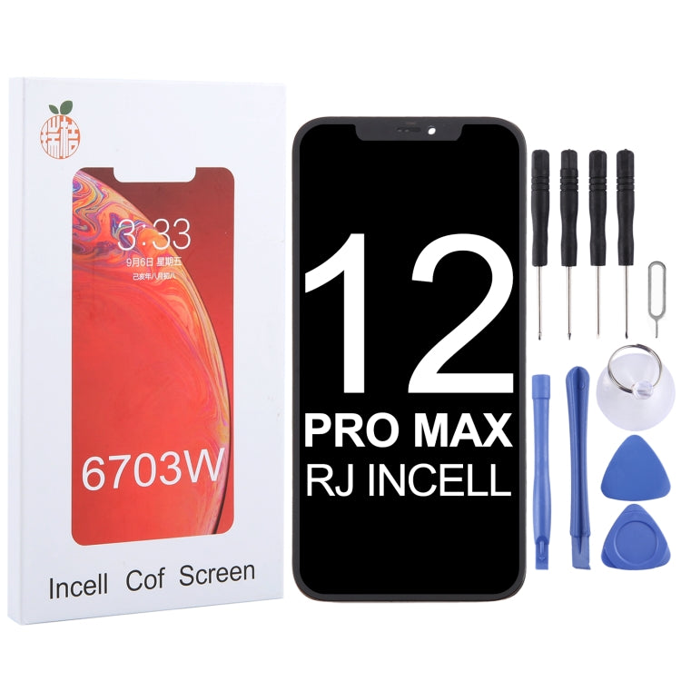 RJ Incell LCD Screen Replacement for iPhone 12 Pro Max - High Brightness, Wide Viewing Angle, Touch Digitizer Assembly