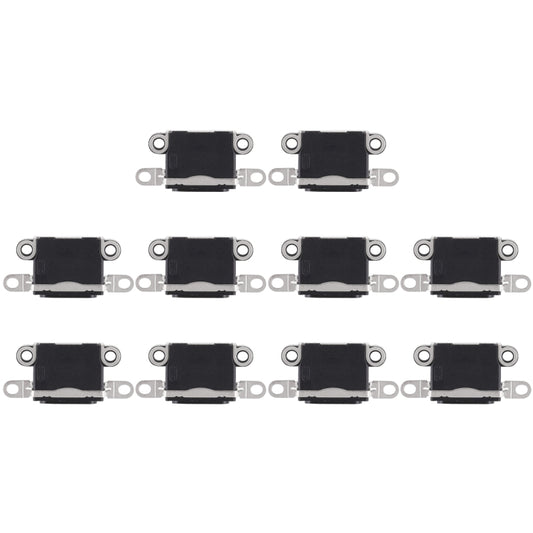 10 Pack of Black Charging Port Connectors for iPhone 5 / 5S - High Quality Replacement Parts