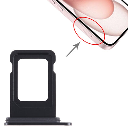iPhone 15 Black SIM Card Tray Replacement - Perfect Fit, Checked Quality, Professional Installation Recommended