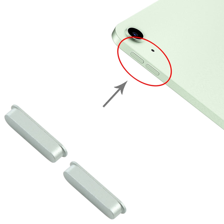 Replacement Volume Control Button for iPad Air 4 (10.9 inch, 2020) A2316 A2324 A2325 A2072 - Green