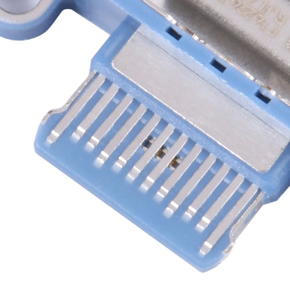 Replacement Charging Port Connector for iPad 2022 (Models A2696, A2757) - Blue, Professional Installation Recommended
