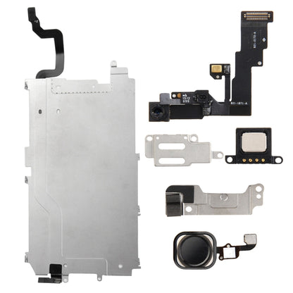 iPhone 6 LCD Repair Accessories Set - 6-in-1 Quality Parts (Black) for Professional Installation