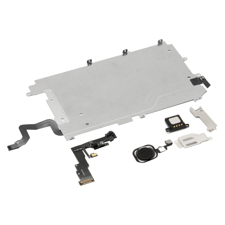 iPhone 6 LCD Repair Accessories Set - 6-in-1 Quality Parts (Black) for Professional Installation