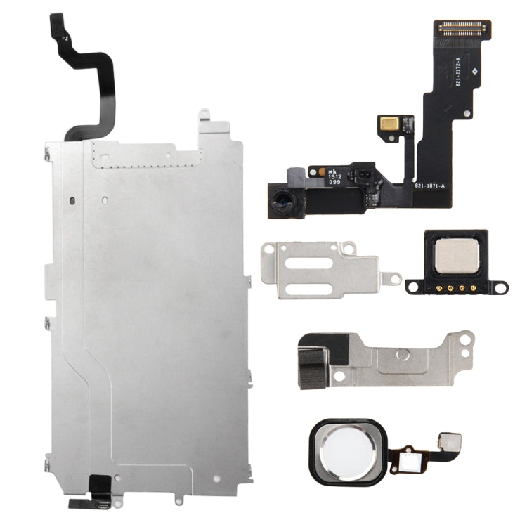 iPhone 6 LCD Repair Accessories Part Set - 6 in 1 High-Quality Replacement Kit (White)