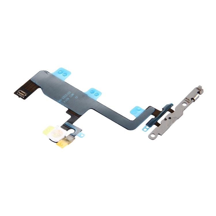 Power Button & Flashlight Flex Cable with Brackets for iPhone 6 - High Quality Replacement Part