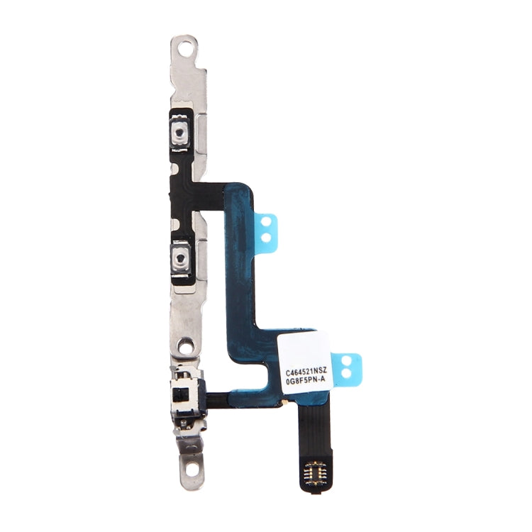 High-Quality Volume Button & Mute Switch Flex Cable with Brackets for iPhone 6 - Replacement Part