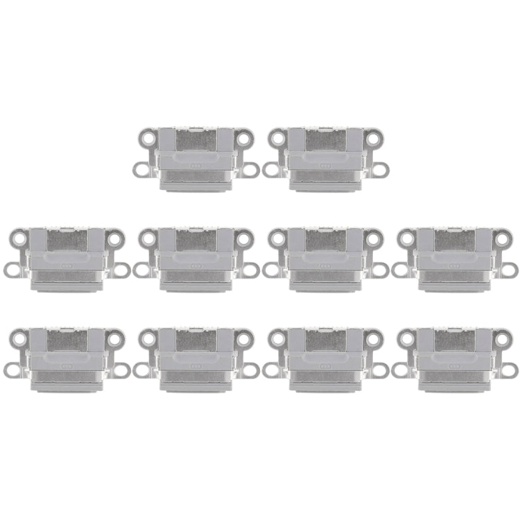 10 Pack Grey Charging Port Connectors for iPhone 6 / 6S - High Quality Replacement Parts