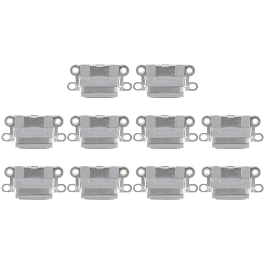 10 Pack Grey Charging Port Connectors for iPhone 6 / 6S - High Quality Replacement Parts