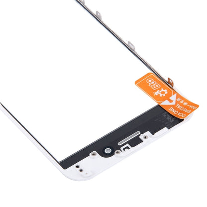 iPhone 6 Front Screen Outer Glass Lens with LCD Bezel Frame & OCA Adhesive - Replacement Part (White)