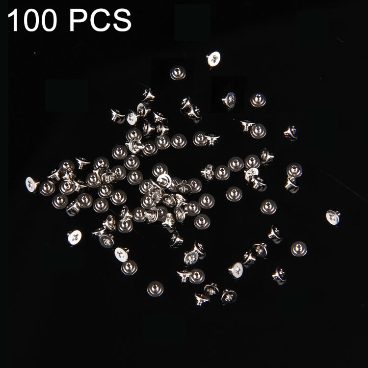 100 PCS iPhone 6 SIM Card Snap Spring Screws - High Quality Replacement Parts for Mobile Repair