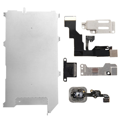 iPhone 6s Plus LCD Repair Accessories Part Set - 6 in 1 High Quality Replacement Kit (White)