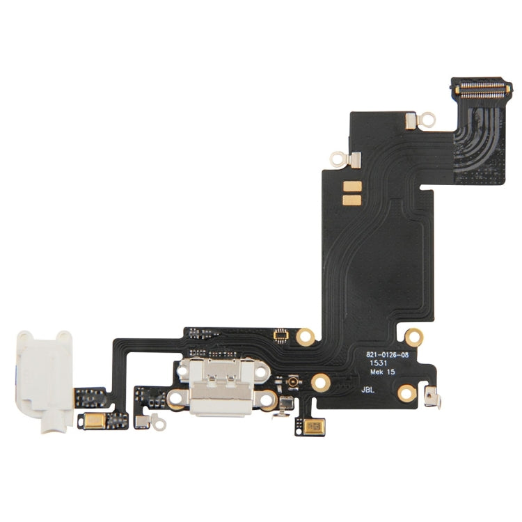iPhone 6s Plus White Charging Port Flex Cable - High-Quality Replacement Part for Your Device