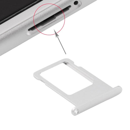 High-Quality Silver Card Tray for iPhone 6s Plus - Replace Broken Parts, Professional Installation Recommended