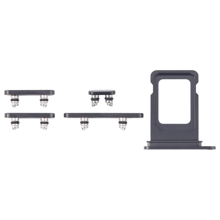 iPhone 16 Pro Original SIM Card Tray with Side Keys (Black) - Volume Control, Power & Mute Switch