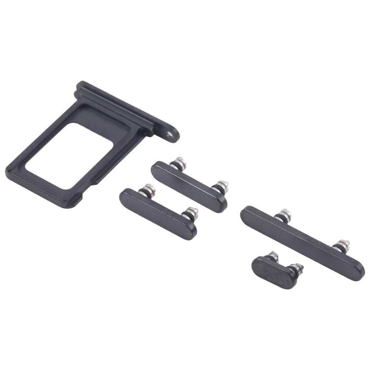 iPhone 16 Pro Original SIM Card Tray with Side Keys (Black) - Volume Control, Power & Mute Switch