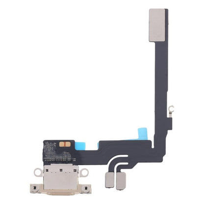 iPhone 16 Pro Gold Charging Port Flex Cable Replacement Part - Compatible & Fully Tested