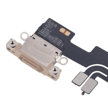 iPhone 16 Pro Max Gold Charging Port Flex Cable Replacement Part - Compatible & Fully Functional