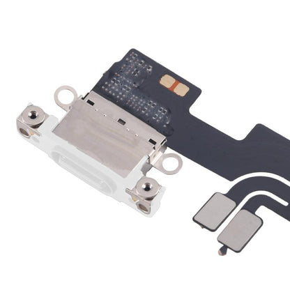 iPhone 16 Pro Max (White) Charging Port Flex Cable Replacement - Compatible & Fully Tested