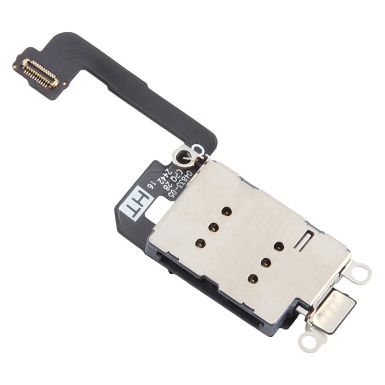 iPhone 16 Dual SIM Card Holder Socket with Flex Cable Replacement Part - Compatible & Checked Quality