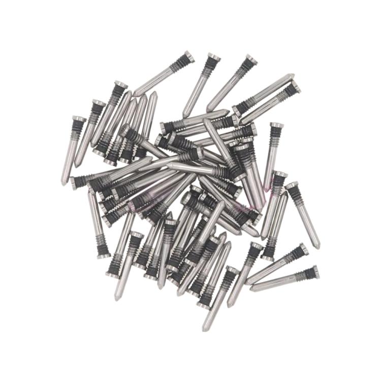 iPhone 16 Pro / 16 Pro Max Charging Port Screws (100pcs, White) - Essential Repair Parts for Your Device