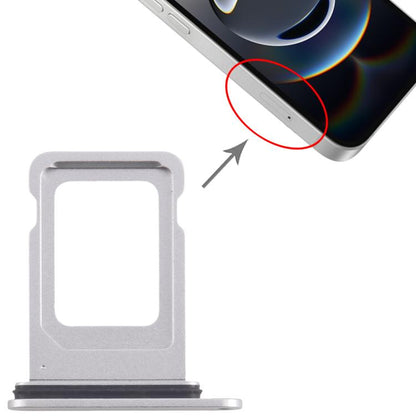 iPhone 16e SIM Card Tray Replacement (Silver) - Fully Compatible, Quality Assured, Professional Installation Recommended