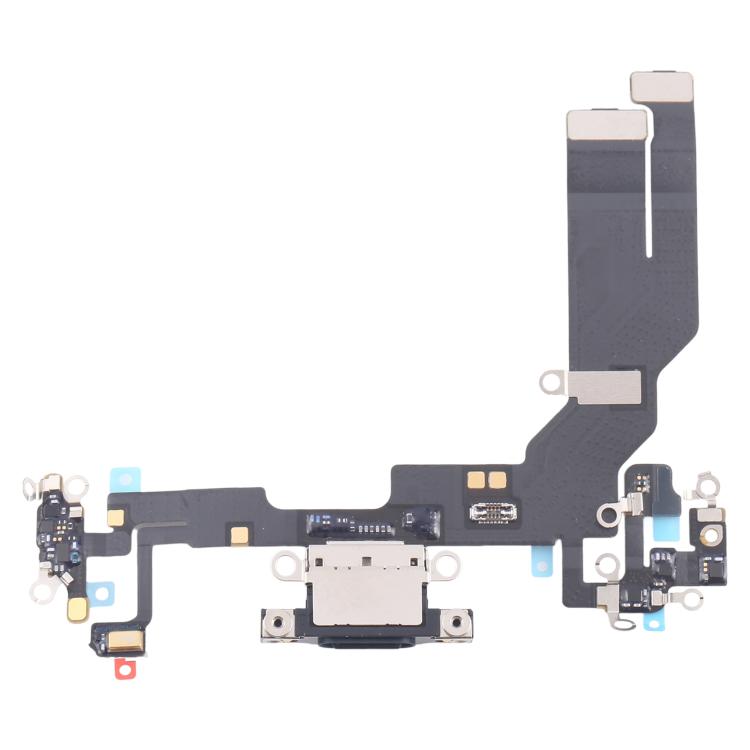iPhone 16e Black Charging Port Flex Cable Replacement Part - Fits Perfectly, Quality Checked