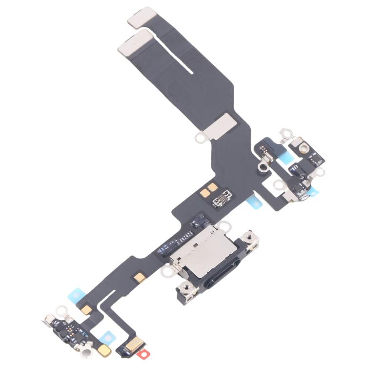 iPhone 16e Black Charging Port Flex Cable Replacement Part - Fits Perfectly, Quality Checked