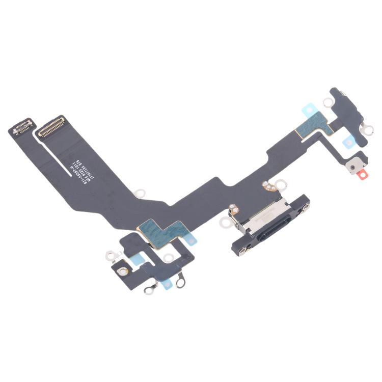 iPhone 16e Black Charging Port Flex Cable Replacement Part - Fits Perfectly, Quality Checked