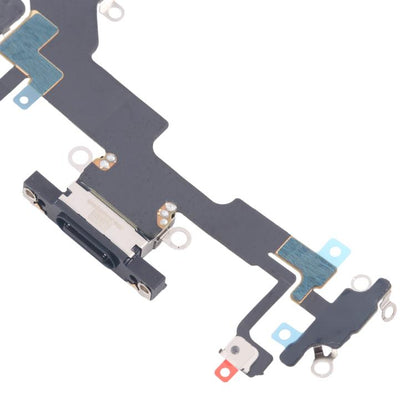 iPhone 16e Black Charging Port Flex Cable Replacement Part - Fits Perfectly, Quality Checked