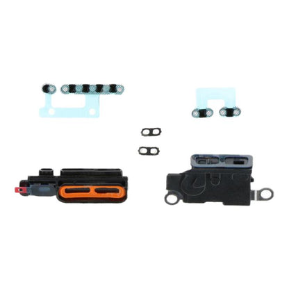 iPhone 16 Plus Speaker Dustproof Mesh Replacement Set (6 in 1, Black) - Compatible & Fully Functional
