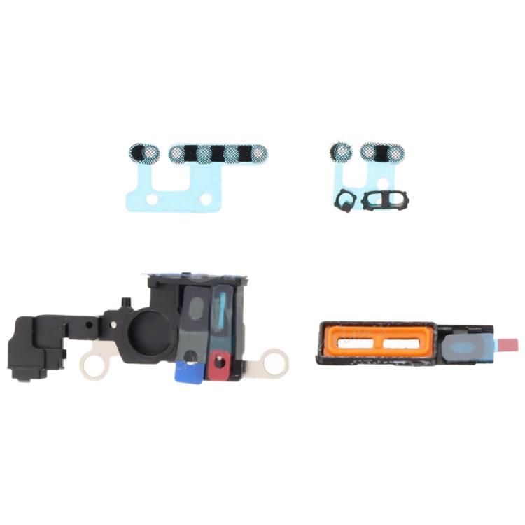 iPhone 16 Speaker Dustproof Mesh Replacement Set - 6 in 1 (Black) for Perfect Fit & Functionality