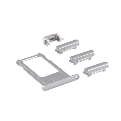 4-in-1 Replacement Parts for iPhone 6 Plus: Card Tray, Volume Control Key, Power Button & Mute Switch (Grey)