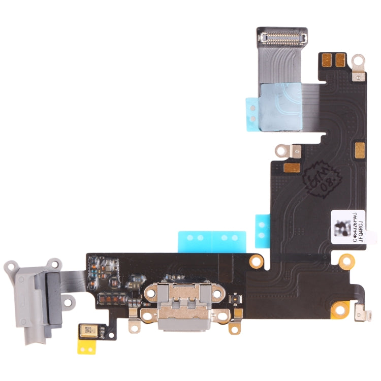 Original Flex Cable Charging Port Replacement for iPhone 6 Plus (Dark Grey) - Compatible & Professional Installation Recommended