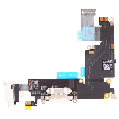Genuine White Charging Port Flex Cable Ribbon Replacement for iPhone 6 Plus - Perfect Fit, Tested Quality