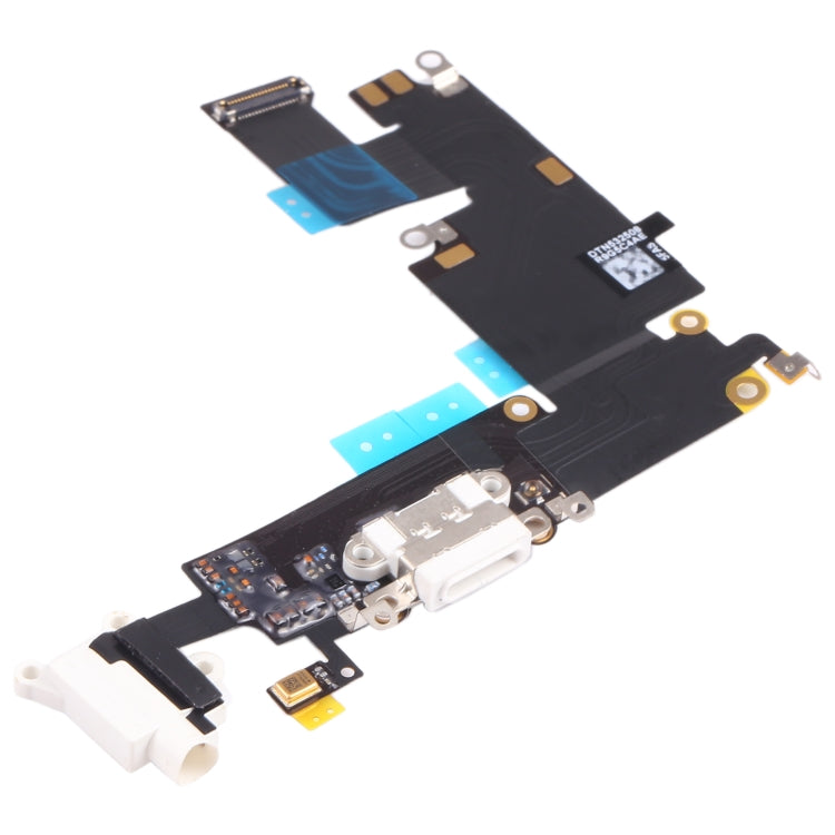 Genuine White Charging Port Flex Cable Ribbon Replacement for iPhone 6 Plus - Perfect Fit, Tested Quality
