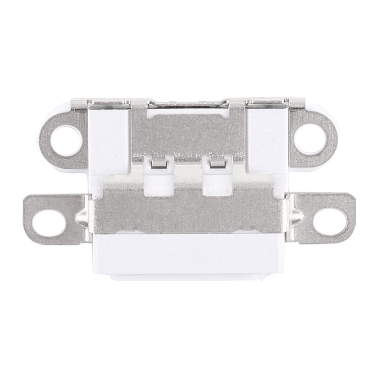 10 Pack Charging Port Connector for iPhone 6 Plus - High Quality Replacement Parts (White)
